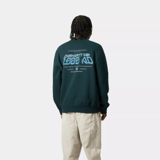 Greatest Flicks Sweat Deep Lagoon Carhartt WIP