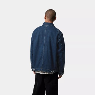 OG Double Front Jacket Blue Stone Washed Carhartt WIP