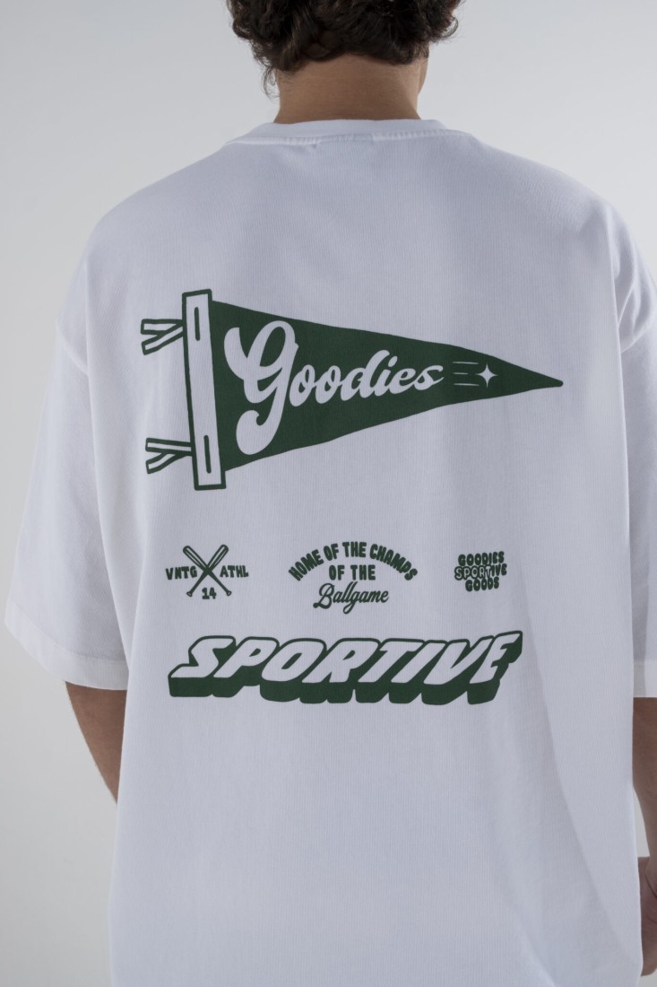 Flag Tee White Goodies Sportive