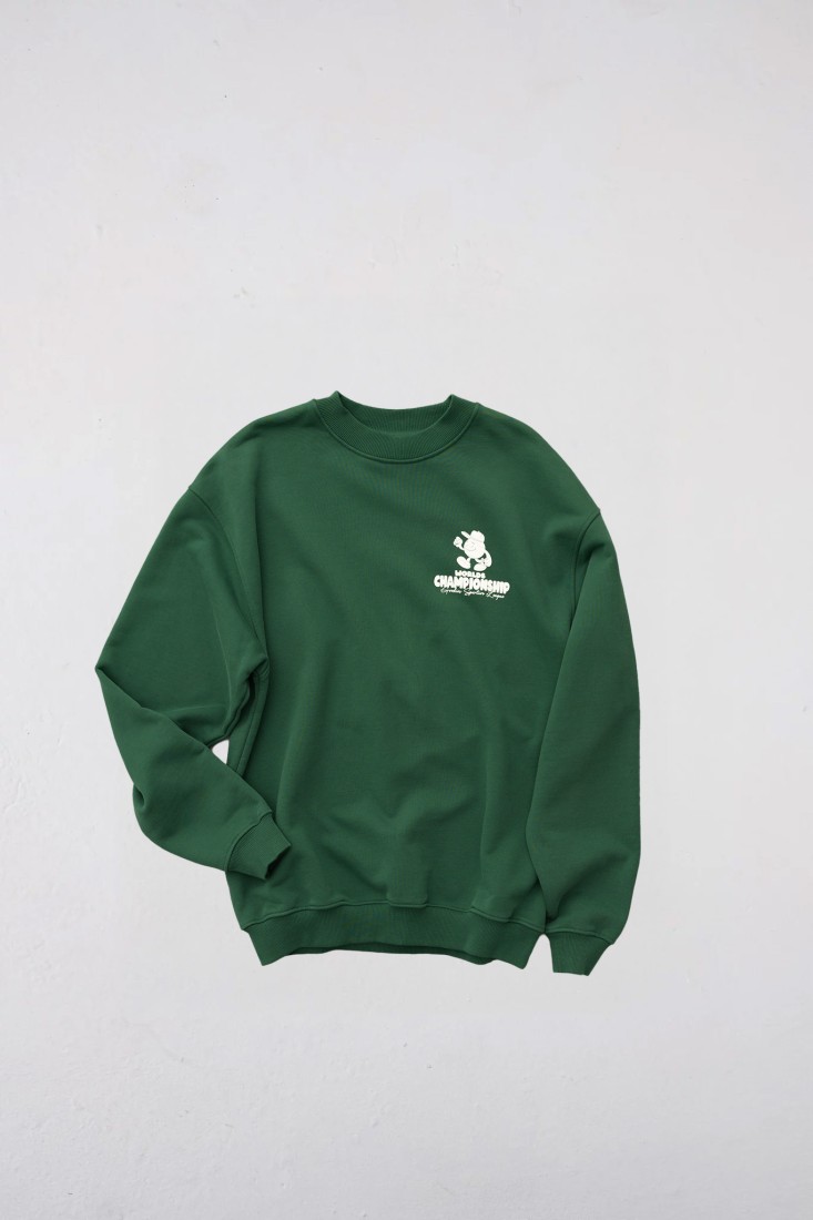 Championship Green Crewneck Goodies Sportive