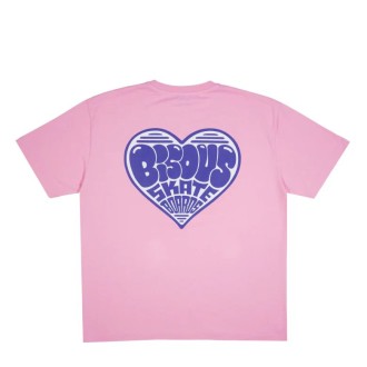 T-Shirt Unisex Heart Pink Bisous Skateboards