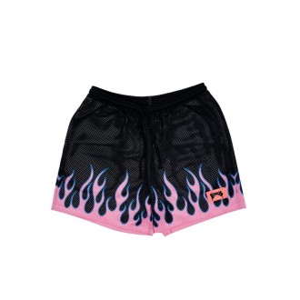 Short Unisex Moto Flame Black Bisous Skateboards