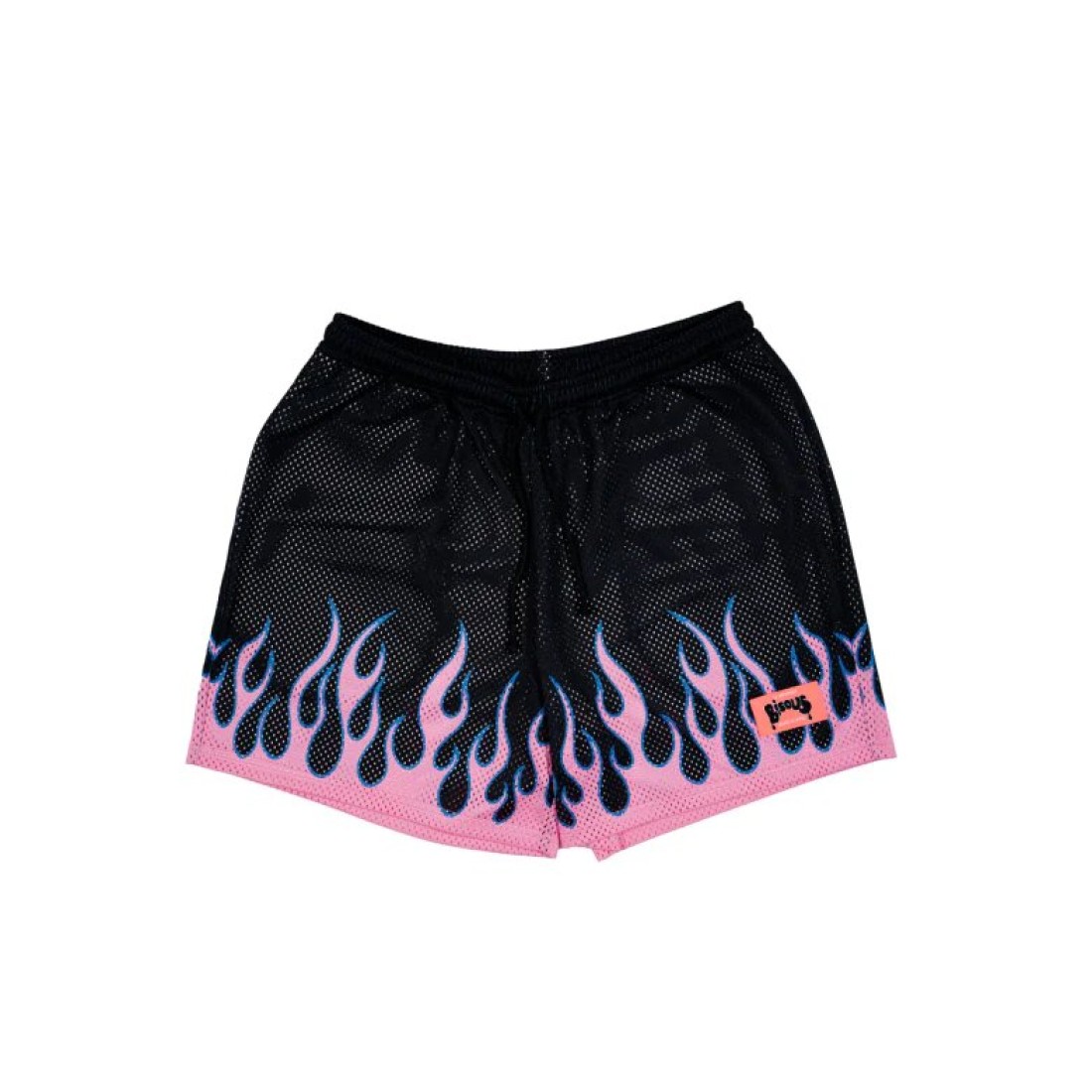 Short Unisex Moto Flame Black Bisous Skateboards