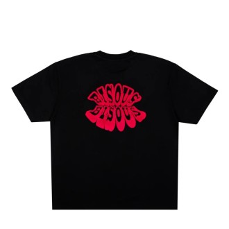 T-Shirt Unisex Lips Black Bisous Skateboards