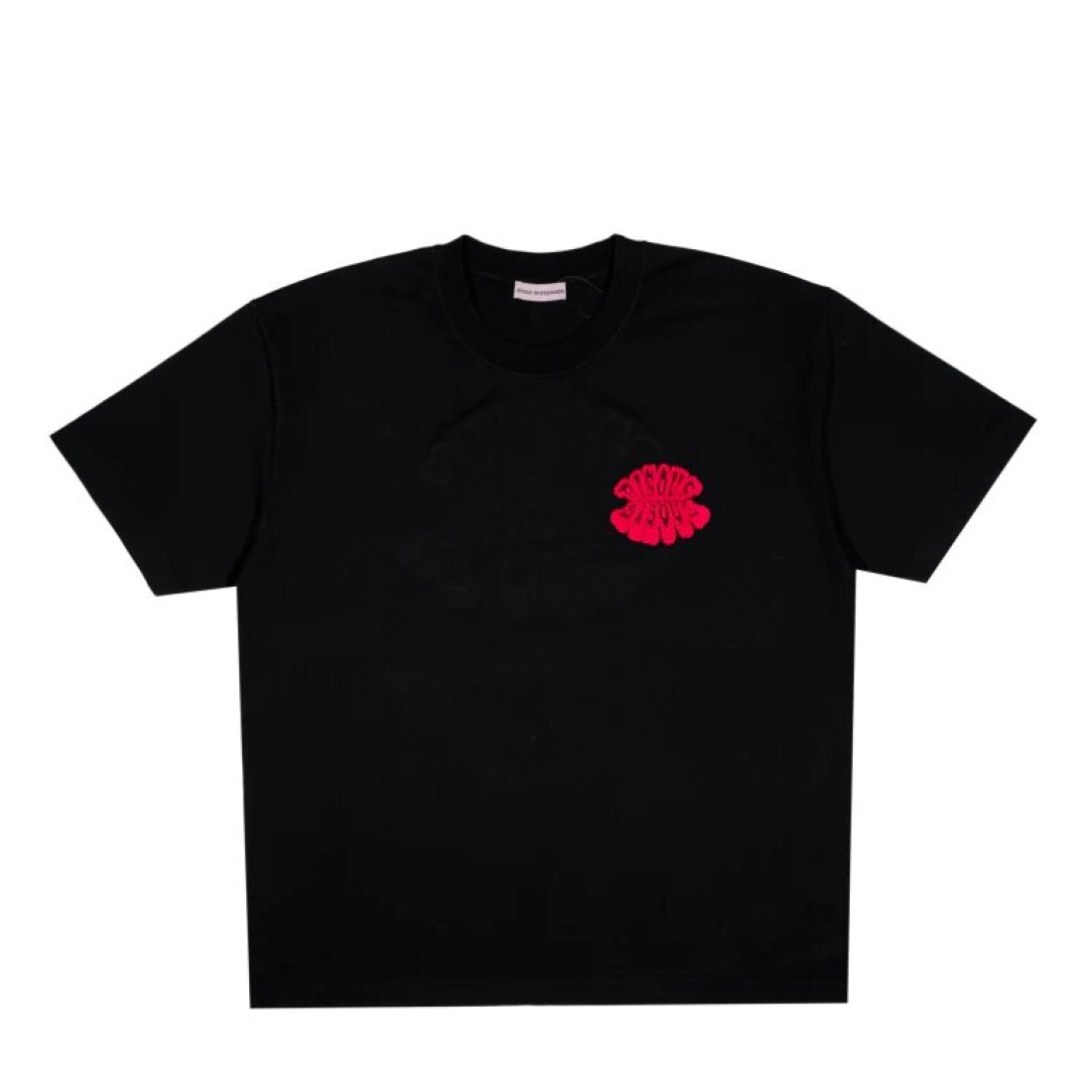 T-Shirt Unisex Lips Black Bisous Skateboards