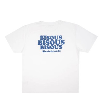 T-Shirt Unisex Grease White Bisous Skateboards