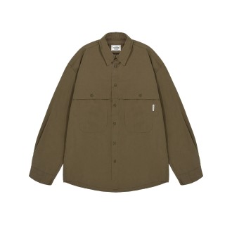 Pocket Work Shirt Brown Kappy Design