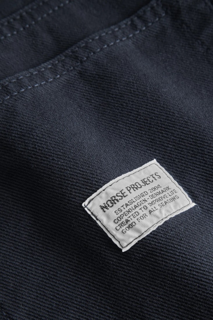 Mogens Relaxed 5 Pocket Heavy Twil Dark Navy Norse Projects